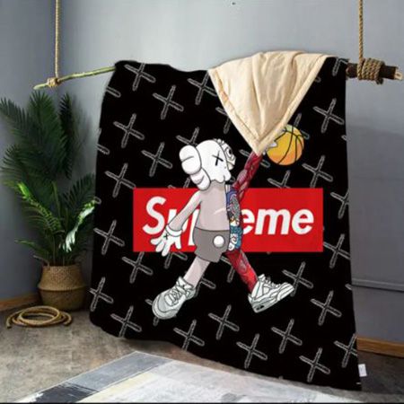 supreme 毛布 カウズ